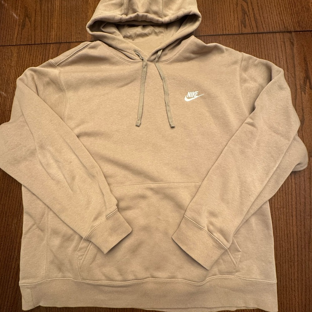 Nike Men's Beige Hoodie